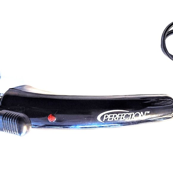 PERFECTION Curling Iron Set: 1/2 & 3/4" Swivel Cord/Cool Tip/Stand/Detach. Comb - Picture 9 of 10